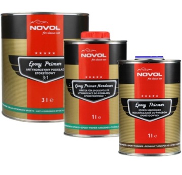 NOVOL NFCC EPOXY PRIMER 4L 3:1 + EPOXY THINNER 1L