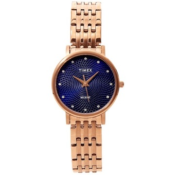 Zegarek Damski Timex TW2T38600 CYRKONIE różowe zło