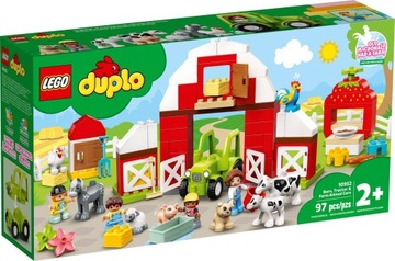 LEGO 10952 Duplo - Stodoła, traktor i zwierzęta gospodarskie
