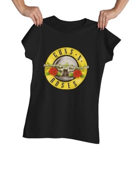 ЖЕНСКАЯ ФУТБОЛКА ДЛЯ ФАНАТЕЛЕЙ GUNS N' ROSES N ФУТБОЛКА