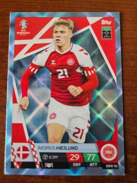 EURO 2024 TOPPS MATCH ATTAX - Parallel RASMUS HOJLUND