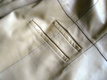 Куртка YUPPIE из натуральной кожи ПАЛЬТО 22 48 50 бежевый