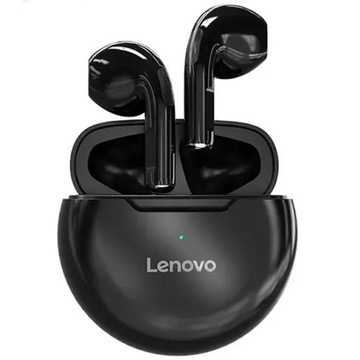 Słuchawki bezprzewodowe douszne Lenovo HT38 Czarne 2024 Etui Ładujące