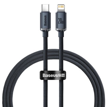КАБЕЛЬ BASEUS USB-C - LIGHTNING ДЛЯ IPHONE БЫСТРАЯ ЗАРЯДКА PD 20W