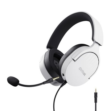 SŁUCHAWKI GAMINGOWE Z MIKROFONEM KONSOLA PC 3.5mm BIAŁE