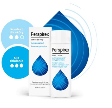 PERSPIREX Лосьон для ног АНТИПЕРСПИРАНТ для НОГ против потливости 100мл жидкость