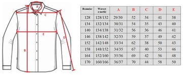 ЭЛЕГАНТНАЯ БЕЛАЯ РУБАШКА ДЛЯ МАЛЬЧИКА С длинным рукавом 146