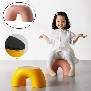 Детский табурет, табуретки для учебы в детском саду, легкие подставки для ног розового цвета