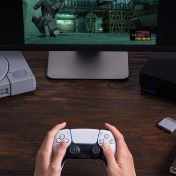 Беспроводной адаптер 8bitdo Retro Gamepad для PS1 PS2