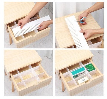 НАБОР ИЗ 12 ПЕРЕГОРОДОК-ОРГАНИЗАТОРОВ ДЛЯ ЯЩИКОВ ГАРДЕРОБА