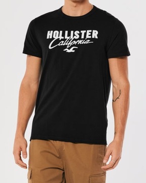 t-shirt Hollister Abercrombie koszulka XL czarna