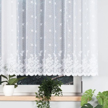 Firanka metrażowa żakardowa wys.130cm