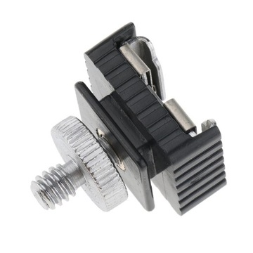 Flash Hot Shoe Mount For LCD External Microphone Adapter 1/4