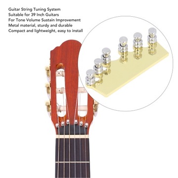 Система настройки струн для народной гитары. Металлический прибор на 92.