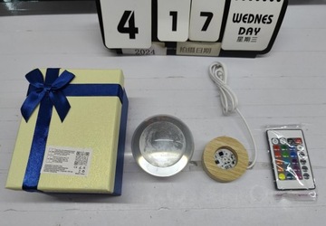 ХРУСТАЛЬНЫЙ ШАР ЛУНА НОЧНИК 16 ЦВЕТОВ