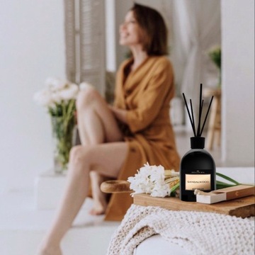 ПАЛОЧКИ ДЛЯ ОСВЕЖЕНИЯ ДОМА С АРОМАТОМ САНДАЛА - БОЛЬШОЙ ОБЪЕМ 250 мл