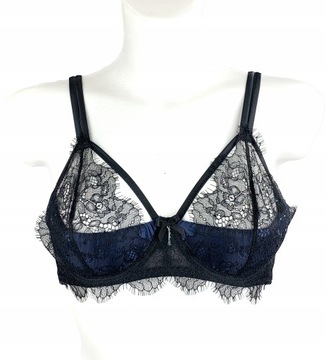 INTIMISSIMI HALF CUP biustonosz SATYNA koronka 80B