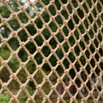 Siatka zabezpieczająca z liny konopnej Lina zabezp