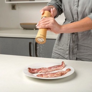 MŁYNEK DO MIELENIA BAMBUSOWY DO SOLI PIEPRZU