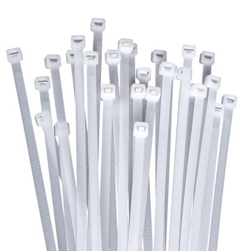 Biały (1000 szt.) 3x200 mm 1000 szt./worek Samoblokujący plastikowy nylonow