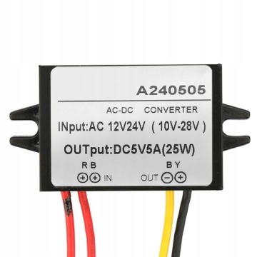 Модуль питания AC 12V 24V в DC 5V Buck Converter leiq S1