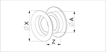 ВЕНТИЛЯЦИОННЫЙ РУКАВ ДВЕРНОЙ РУКАВ ЗОЛОТАЯ РЕШЕТКА
