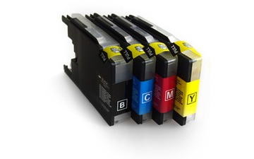 4x TUSZE DO BROTHER LC1240 MFC-J5910DW MFC-J625DW