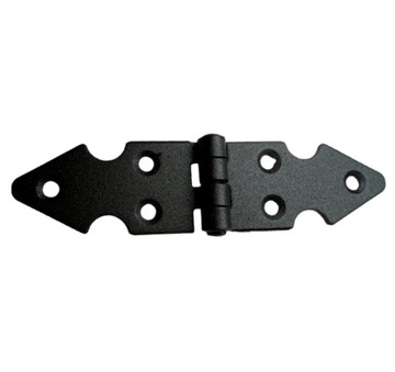 ZAWIAS BUDOWLANY OZDOBNY DO DRZWI CZARNY 25x100 mm