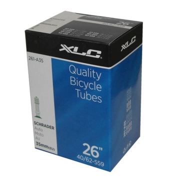 XLC Dętka Rowerowa 26 x1.5/2.5 40/62-559 Samochodowy AUTO AV 1.95 2.1 2.25
