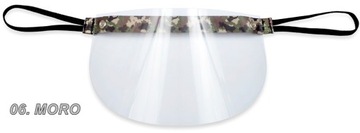 PÓŁ PRZYŁBICA MINI NA USTA NOS MASKA 7 wzorów