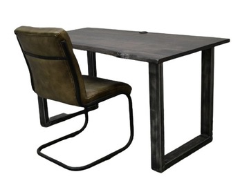 Masywne BIURKO drewniane AKACJA FREEFORM 140cm