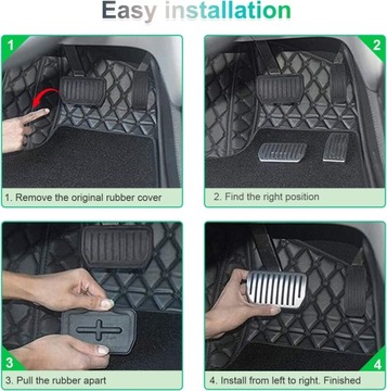 Pedały do gazu i hamulca automatyczna skrzynia biegów GAFAT