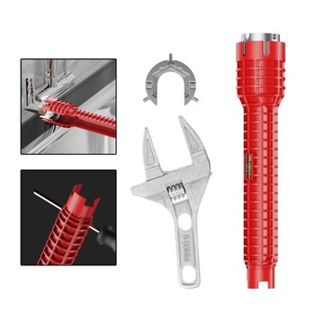 Ключ для раковины Противоскользящий ключ Сантехнический инструмент для