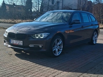 BMW Seria 3 F30-F31-F34 Touring 2.0 320d 184KM 2013 BMW 320d 184KM Modern X-Drive Jasne Skóry Navi El klapa Zarejestr w Polsce, zdjęcie 2