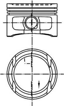 KOLBENSCHMIDT 99562600 PÍST