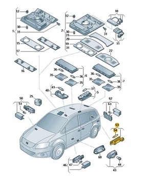 ФОНАРЬ БАГАЖНИКА VW SE SK