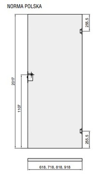 Voster LOFT 30 дверей + Фиксированная дверная коробка с ручкой