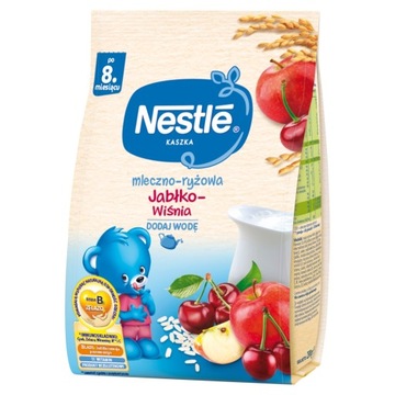 Kaszka mleczno-ryżowa jabłko-wiśnia Nestlé po 8-mcu 230g