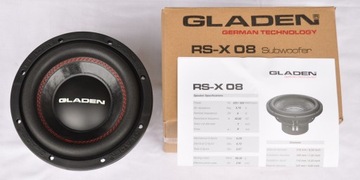 GLADEN AUDIO RS-X08 DREAM BASS BOOST, ГЛУБОКИЙ, БЫСТРЫЙ И МАССИВНЫЙ
