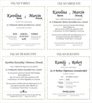 Свадебные Приглашения, Свадебные Сердца, цветы, Серия SP