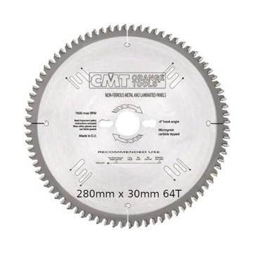 PIŁA DO PILAREK STOŁOWYCH CMT 297 280mm x 30mm 64T