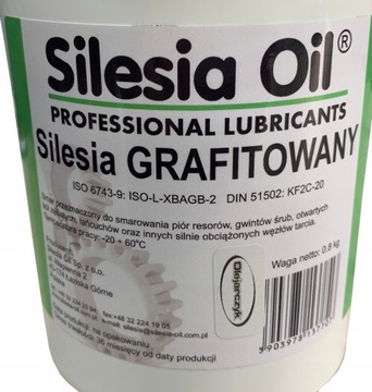 Смазка SILESIA OIL Черная ГРАФИТНАЯ 800г