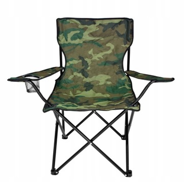 KRZESŁO SKŁADANE Z POKROWCEM TURYSTYCZNE OGRODOWE PLAŻOWE WĘDKARSKIE MORO