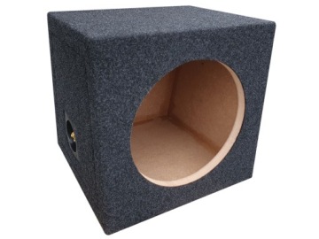 Skříň subwooferu uzavřená 25 cm 22 l Mdf