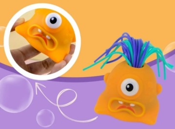 КРИЧАЩИЙ МОНСТР С ГНИОТЕКОВЫМИ ВОЛОСАМИ ИГРУШКА-МОНСТР СО ЗВУКОВЫМ МИКСОМ