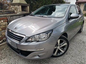 Peugeot 308 II Hatchback 5d 1.6 e-HDI 115KM 2014 PEUGEOT 308 1.6 DIESEL 115KM BEZWYPADKOWY FULL SERWIS KAMERA NAWIGACJA