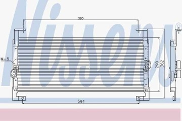 CHLADIČ KLIMATIZACE CHRYSLER NEON 95-