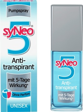 SyNeo5 Unisex ANTYPERSPIRANT Przeciw potliwości 30