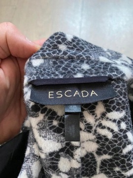 ESCADA ŻAKIET MARYNARKA WEŁNA ANGORA CASHGORA 40