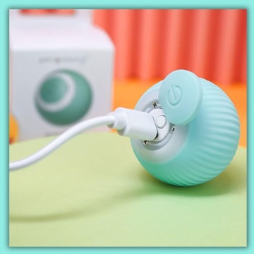 ИНТЕРАКТИВНАЯ ЭЛЕКТРИЧЕСКАЯ ИГРУШКА-КОТ, ПОДВИЖНАЯ, ПЕРЕЗАРЯЖАЕМАЯ, СИНЯЯ